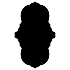Islamic Label Emblem Shape Glyph Pictogram symbol visual illustration