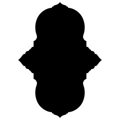 Islamic Label Emblem Shape Glyph Pictogram symbol visual illustration