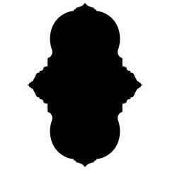 Islamic Label Emblem Shape Glyph Pictogram symbol visual illustration