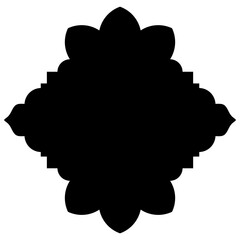 Label Emblem Shape Glyph Pictogram symbol visual illustration Exquisite Label Emblem Shapes: Turkish, Iranian & Arabic Traditional Glyphs for Ramadan & Eid Banners