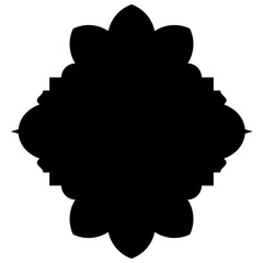 Label Emblem Shape Glyph Pictogram symbol visual illustration Exquisite Label Emblem Shapes: Turkish, Iranian & Arabic Traditional Glyphs for Ramadan & Eid Banners