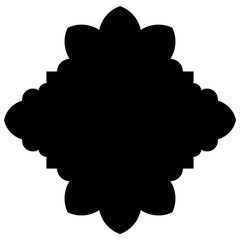 Label Emblem Shape Glyph Pictogram symbol visual illustration Exquisite Label Emblem Shapes: Turkish, Iranian & Arabic Traditional Glyphs for Ramadan & Eid Banners