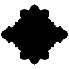 Label Emblem Shape Glyph Pictogram symbol visual illustration Exquisite Label Emblem Shapes: Turkish, Iranian & Arabic Traditional Glyphs for Ramadan & Eid Banners