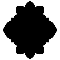 Label Emblem Shape Glyph Pictogram symbol visual illustration Exquisite Label Emblem Shapes: Turkish, Iranian & Arabic Traditional Glyphs for Ramadan & Eid Banners