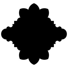 Label Emblem Shape Glyph Pictogram symbol visual illustration Exquisite Label Emblem Shapes: Turkish, Iranian & Arabic Traditional Glyphs for Ramadan & Eid Banners