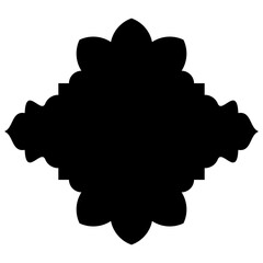 Label Emblem Shape Glyph Pictogram symbol visual illustration Exquisite Label Emblem Shapes: Turkish, Iranian & Arabic Traditional Glyphs for Ramadan & Eid Banners