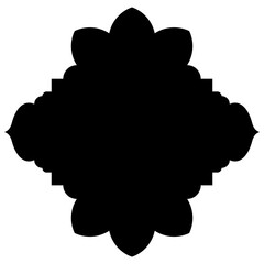 Islamic Label Emblem Shape Glyph Pictogram symbol visual illustration