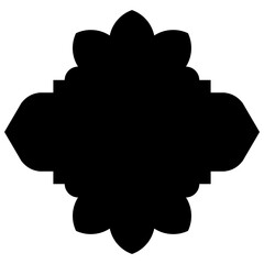 Islamic Label Emblem Shape Glyph Pictogram symbol visual illustration