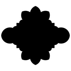 Islamic Label Emblem Shape Glyph Pictogram symbol visual illustration
