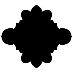 Islamic Label Emblem Shape Glyph Pictogram symbol visual illustration