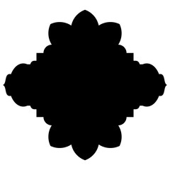 Islamic Label Emblem Shape Glyph Pictogram symbol visual illustration