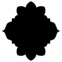 Islamic Label Emblem Shape Glyph Pictogram symbol visual illustration