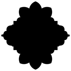 Islamic Label Emblem Shape Glyph Pictogram symbol visual illustration