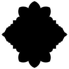 Islamic Label Emblem Shape Glyph Pictogram symbol visual illustration