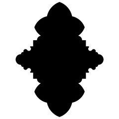 Islamic Label Emblem Shape Glyph Pictogram symbol visual illustration