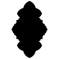 Islamic Label Emblem Shape Glyph Pictogram symbol visual illustration