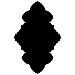 Islamic Label Emblem Shape Glyph Pictogram symbol visual illustration