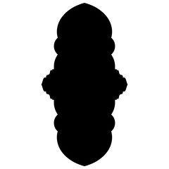 Islamic Label Emblem Shape Glyph Pictogram symbol visual illustration