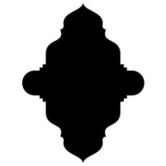 Islamic Label Emblem Shape Glyph Pictogram symbol visual illustration