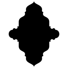 Islamic Label Emblem Shape Glyph Pictogram symbol visual illustration