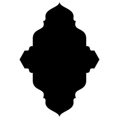 Islamic Label Emblem Shape Glyph Pictogram symbol visual illustration