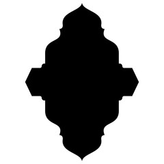 Islamic Label Emblem Shape Glyph Pictogram symbol visual illustration