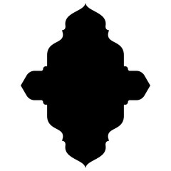 Islamic Label Emblem Shape Glyph Pictogram symbol visual illustration