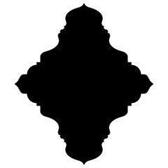 Islamic Label Emblem Shape Glyph Pictogram symbol visual illustration