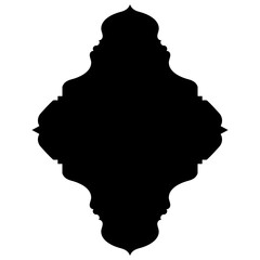 Islamic Label Emblem Shape Glyph Pictogram symbol visual illustration