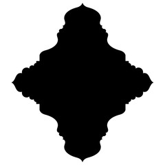 Islamic Label Emblem Shape Glyph Pictogram symbol visual illustration