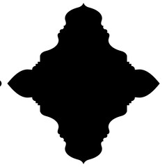 Islamic Label Emblem Shape Glyph Pictogram symbol visual illustration