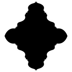 Islamic Label Emblem Shape Glyph Pictogram symbol visual illustration