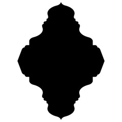 Islamic Label Emblem Shape Glyph Pictogram symbol visual illustration