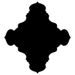 Islamic Label Emblem Shape Glyph Pictogram symbol visual illustration