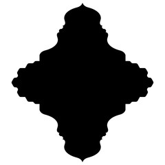 Islamic Label Emblem Shape Glyph Pictogram symbol visual illustration