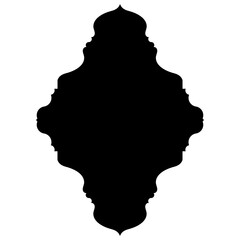 Islamic Label Emblem Shape Glyph Pictogram symbol visual illustration