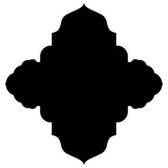 Islamic Label Emblem Shape Glyph Pictogram symbol visual illustration