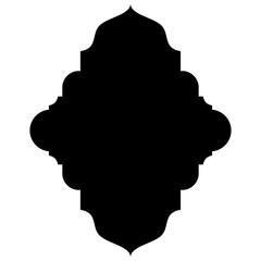 Islamic Label Emblem Shape Glyph Pictogram symbol visual illustration