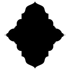 Islamic Label Emblem Shape Glyph Pictogram symbol visual illustration