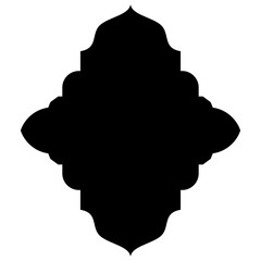 Islamic Label Emblem Shape Glyph Pictogram symbol visual illustration