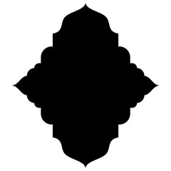 Islamic Label Emblem Shape Glyph Pictogram symbol visual illustration