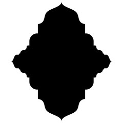 Islamic Label Emblem Shape Glyph Pictogram symbol visual illustration