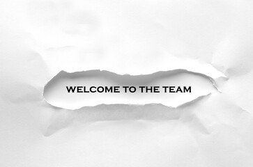 welcome to the team