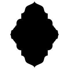 Islamic Label Emblem Shape Glyph Pictogram symbol visual illustration