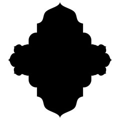 Islamic Label Emblem Shape Glyph Pictogram symbol visual illustration
