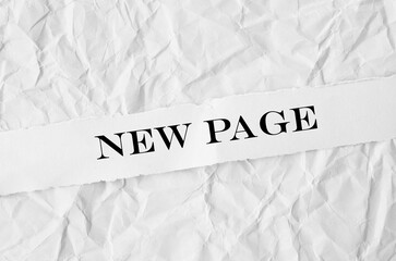 new page