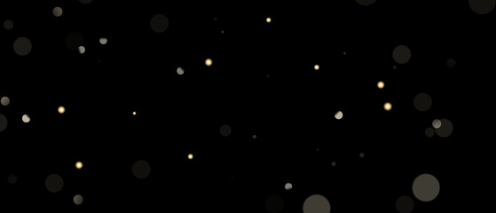 bokeh light and star shining in dark background overlay effect on black screen technology lights on stage light in background illustration overly effects light rays and beams shiny back ground 