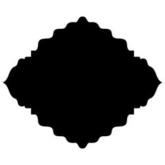 Islamic Label Emblem Shape Glyph Pictogram symbol visual illustration