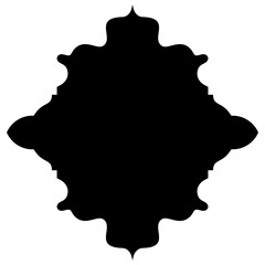 Islamic Label Emblem Shape Glyph Pictogram symbol visual illustration