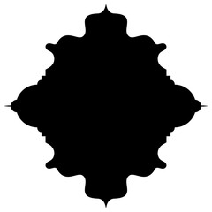 Islamic Label Emblem Shape Glyph Pictogram symbol visual illustration